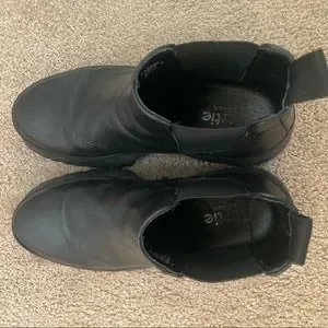 Black Dune London Bertie Chunky Sole Chelsea Boots Dune Palmo Chunky Leather Chelsea Boots, Black | Wardrobe Icons main image 4
